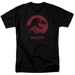 Jurassic Park T Rex Sphere Adult 181 T Shirt Black